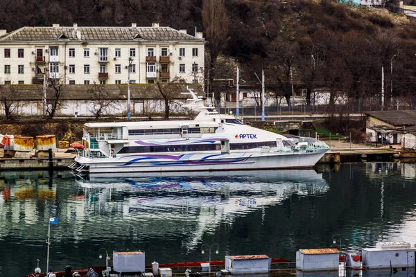 Sevastopol Febrero 2020 Crucero Sochi South Bay — Foto de Stock