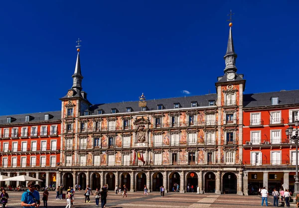 Madrid Spain September 2016 Plaza Mayor Madrid Spain One Most — Stock Photo, Image