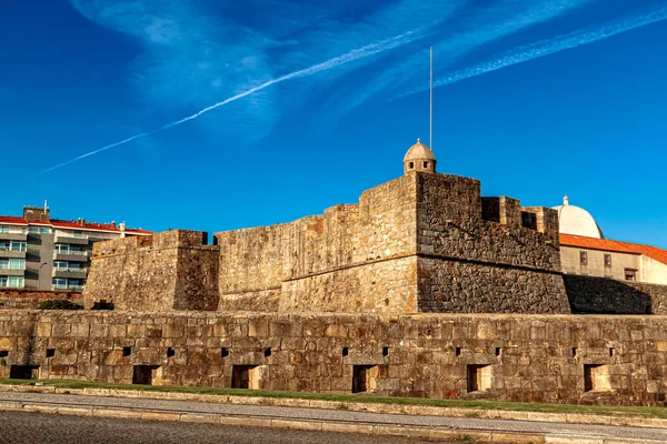 Fort Saint Jean Foz Fortaleza Joo Foz Porto Portugalia — Zdjęcie stockowe