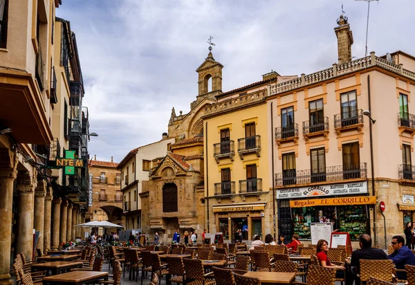 Salamanca Castilla León España Octubre 2016 Plaza Del Corrillo Casco — Foto de Stock