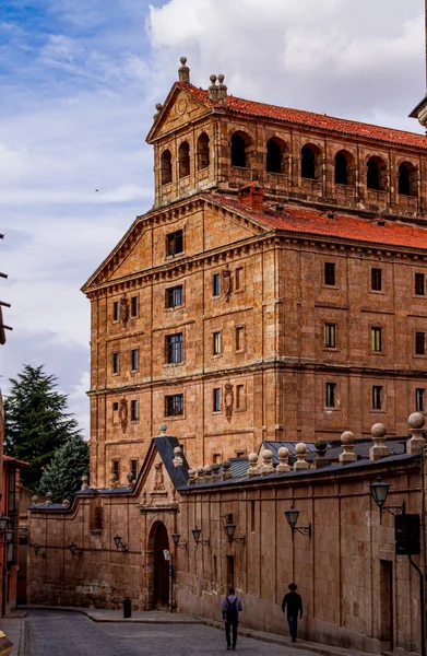 Salamanca Castela Leão Espanha Outubro 2016 Edifício Pedra Velha Cidade — Fotografia de Stock