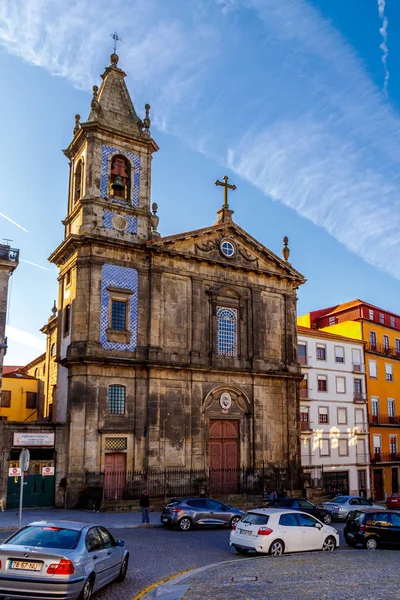 Porto Portugal October 2016 Church Sao Jose Das Taipas Igreja — стокове фото