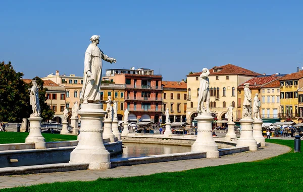 Padoue Province Padoue Italie Octobre 2017 Sculptures Prato Della Valle — Photo