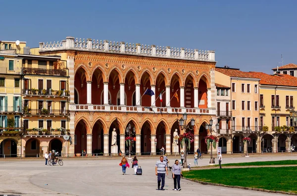 Padova Provincia Padova Ottobre 2017 Loggia Amulea Sculture Prato Della — Foto Stock