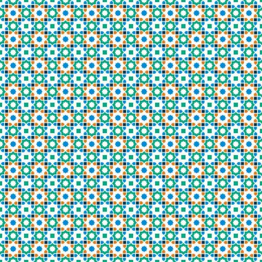 Arapça Dikişsiz desen arka plan tasarlamak vektör