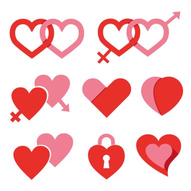 Düğün ve Sevgililer Tasarım Kalpler