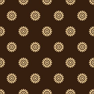 Batı Afrika adinkra sembolleri tekstil vektör çizim desen