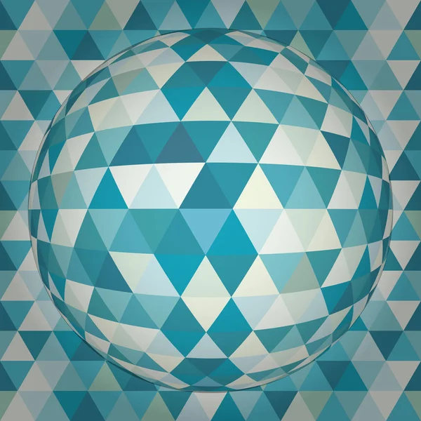 Esfera 3d vector abstracto ilustración — Archivo Imágenes Vectoriales