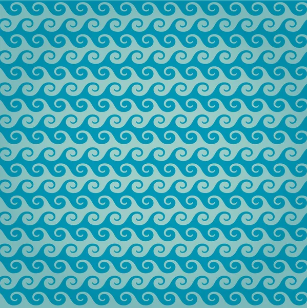 Blaue Wellen Hintergrund Vektor Illustration — Stockvektor