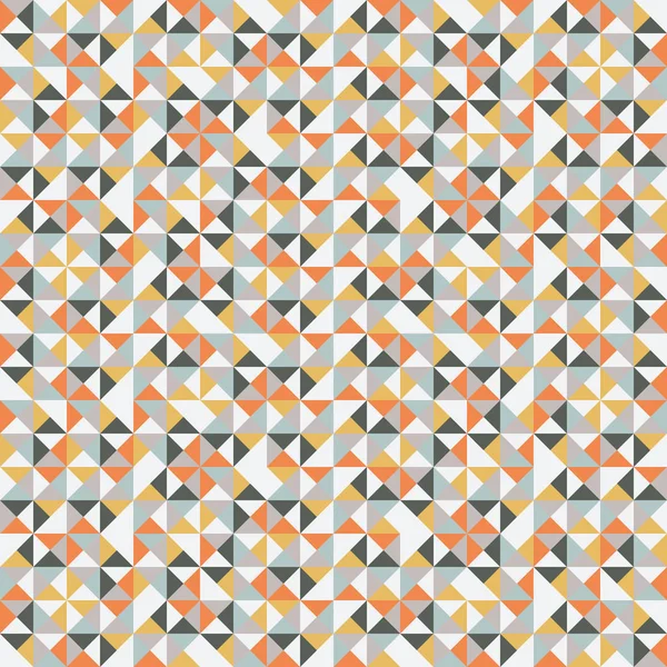 Bunte Retro-Hipster Dreieck nahtlose Muster Illustration — Stockvektor