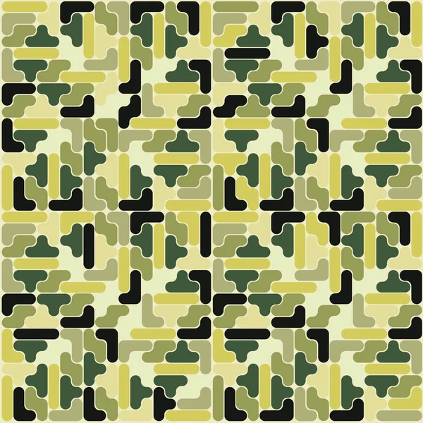 Abstract Vector militaire Camouflage patroon achtergrond — Stockvector