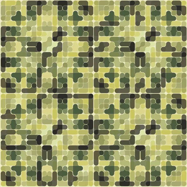 抽象的なベクター ミリタリー迷彩パターン背景 — ストックベクタ