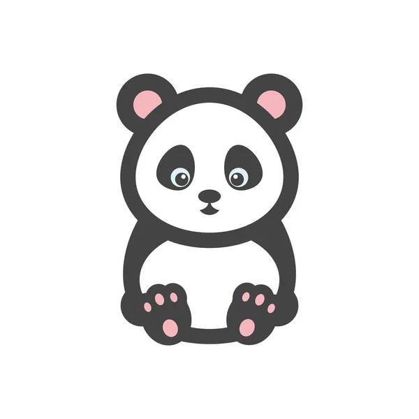 Panda urso vetor ilustração — Vetor de Stock