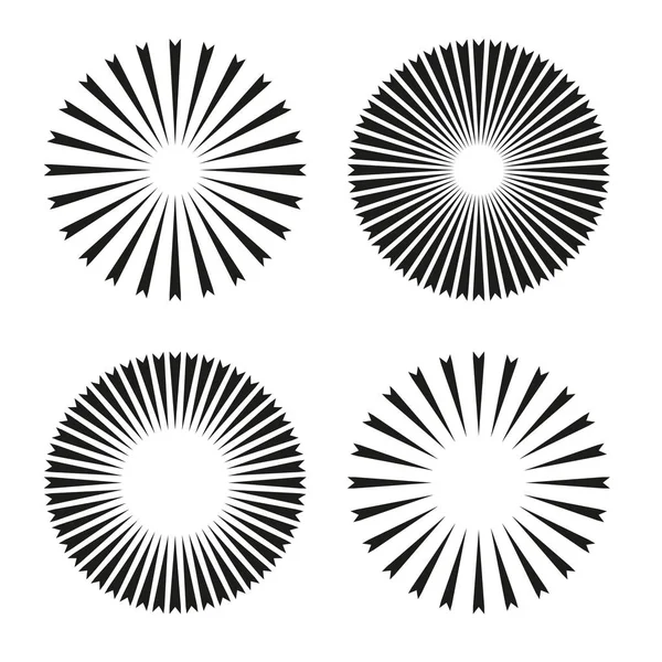 Işınları, kirişler öğesi. Sunburst, beyaz yıldız patlaması şekli.