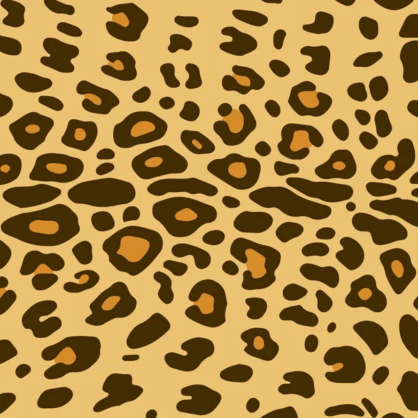 Leopard-Muster-Design, Vektor-Illustration Hintergrund — Stockvektor