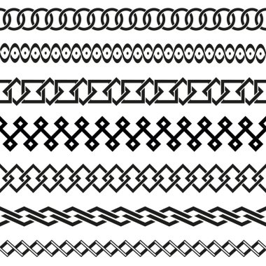 Sınırların ve bölücülerin dizisi pürüzsüz.