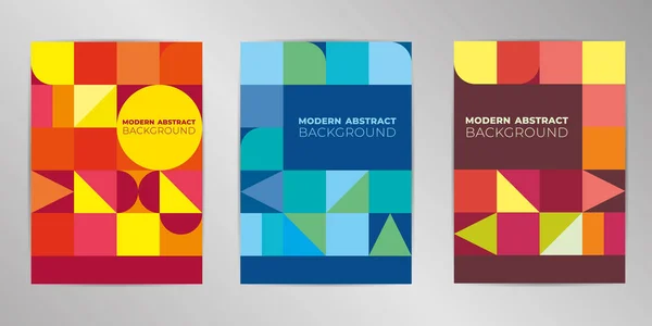 Modern colorful cover design background — 图库矢量图片