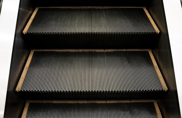 Close up of escalator step — Stock Photo, Image