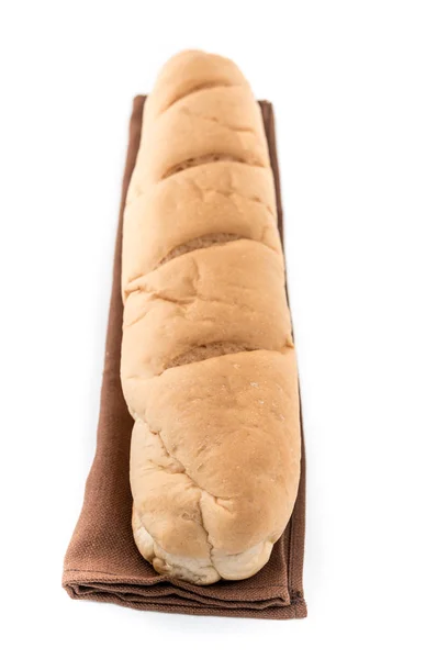 Long loaf isolated — Stock Photo, Image