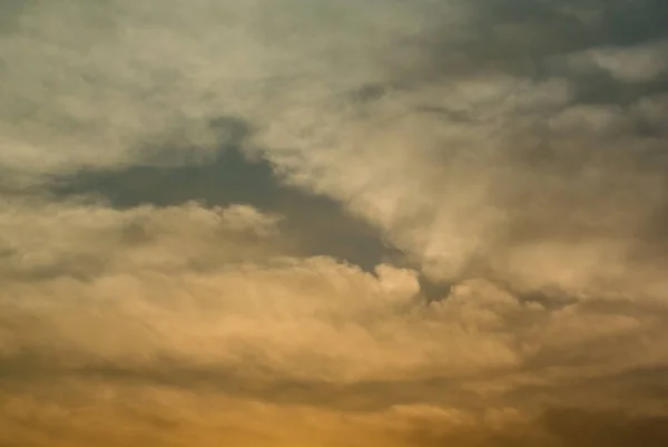 Nice clouds with sunset light