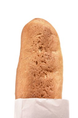 uzun somun beyaz arkaplanda izole