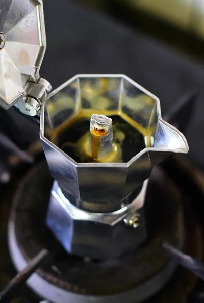 Caffettiera espresso concetto — Foto Stock