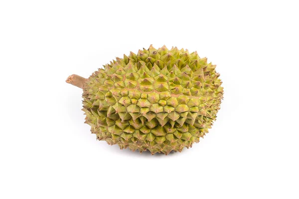 Durian geïsoleerd op wit — Stockfoto