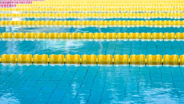 Swimming pools background with water sport — Stock Photo, Image