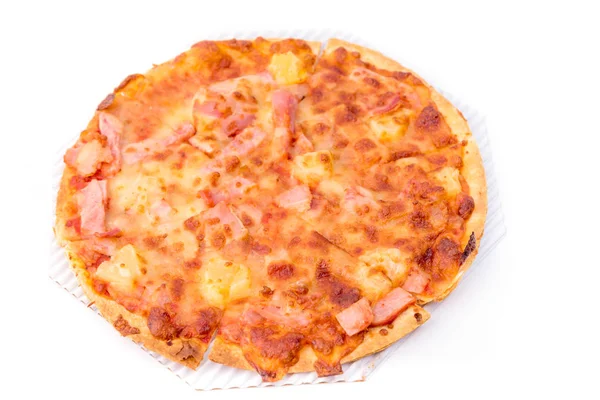 Deliciosa pizza aislada —  Fotos de Stock