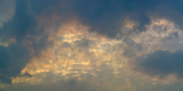 Panorama of dramatic sky — Stock Photo, Image