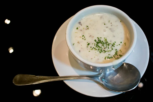 Supă frumoasă cu vedere la unghi înalt — Fotografie, imagine de stoc