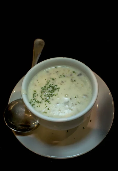 Nice soup with high angle view — Stock Photo, Image