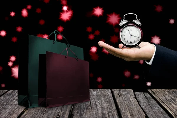 Offerta speciale per lo shopping concetto di tempo — Foto Stock