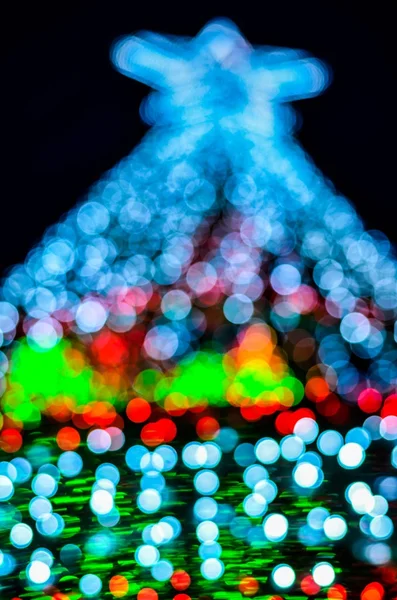 Kleurrijke bokeh lichte achtergrond — Stockfoto