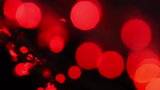 20171216dx-red Bokeh Hintergrund-2 — Stockvideo