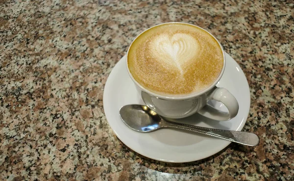 Szép meleg kávé csésze — Stock Fotó