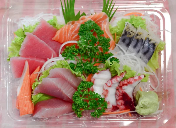 Japonská kuchyně, sashimi — Stock fotografie