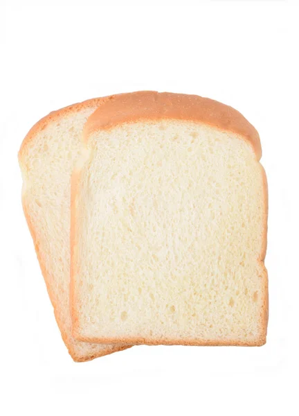Groep van brood geïsoleerd op witte achtergrond — Stockfoto