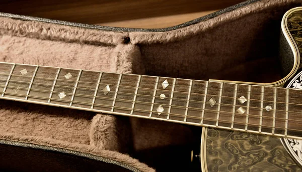 Гитара в твердом корпусе, Музыкальный инструмент — стоковое фото