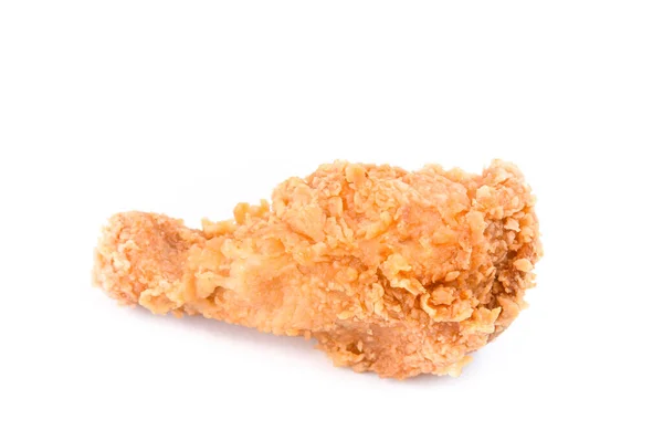 Deep Fried Chicken Isolated White Background Studio Shot — Stock Photo, Image