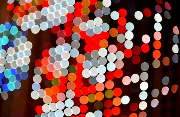 Abstract led lights bokeh pattern background at night