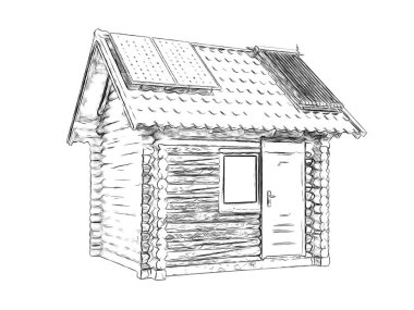 çevre dostu ahşap ev