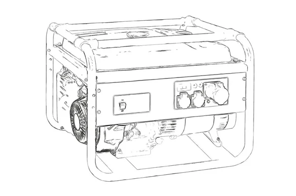 Контуры генератора — стоковое фото