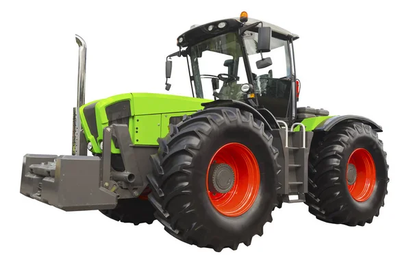 Landbouw Tractor Geïsoleerd Een Witte Achtergrond — Stockfoto