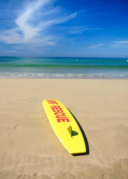 Surf Rescue Board on Australian Beach