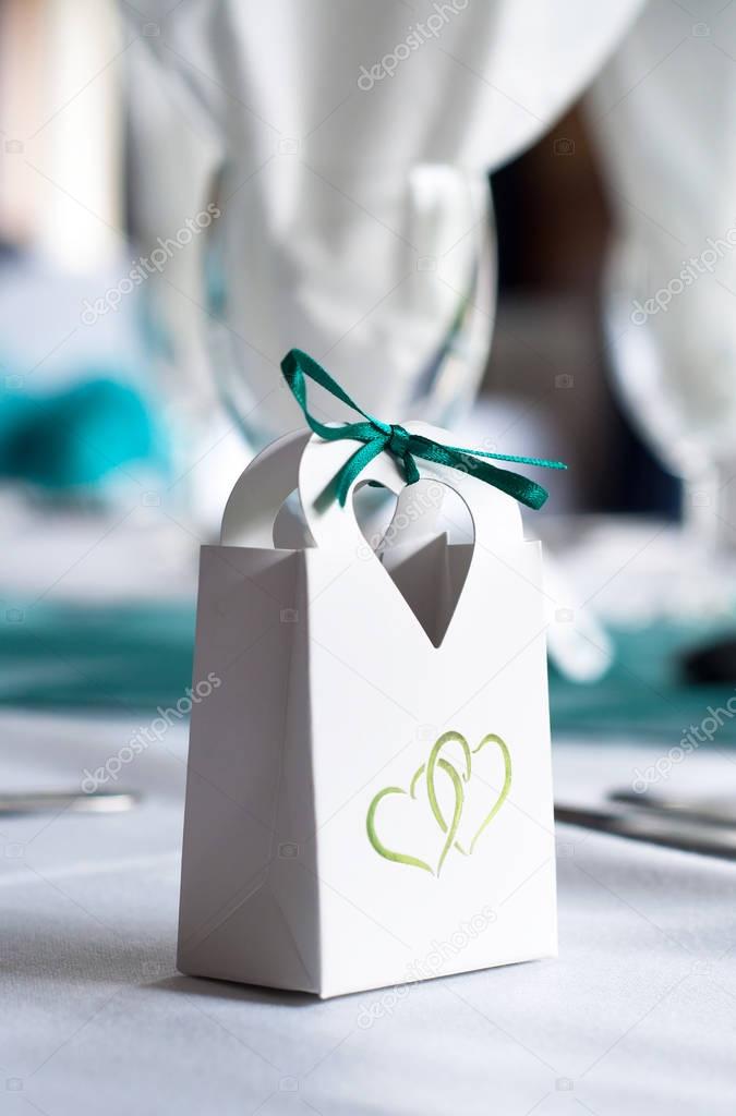 Favour Bag at a Wedding