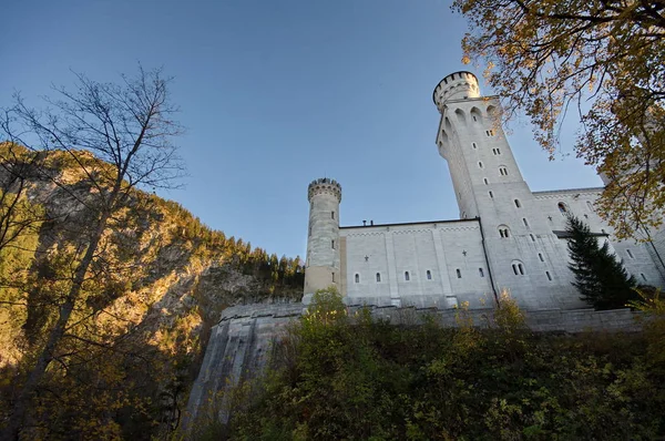 Château de Neuschwanstein près de Munich en Allemagne un jour d'automne — Photo