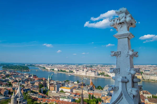 Vista de la ciudad de Budapest desde arriba —  Fotos de Stock