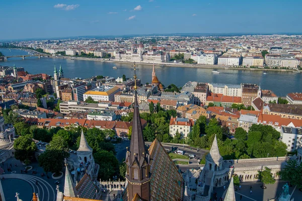 Widok na panoramę miasta Budapeszt — Zdjęcie stockowe