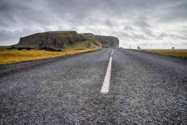 Estrada para dyrholaey na Islândia — Fotografia de Stock